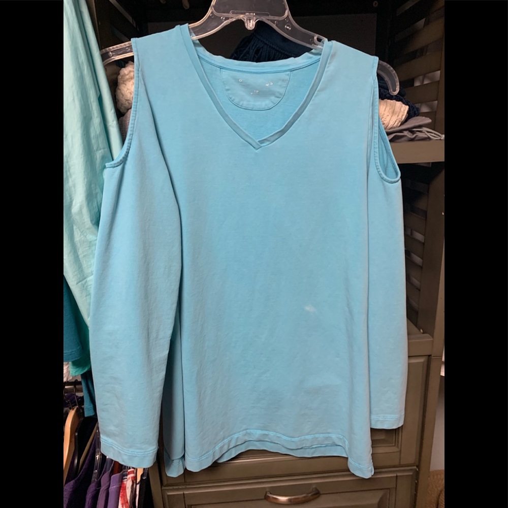 Soft Surroundings cold shoulder top